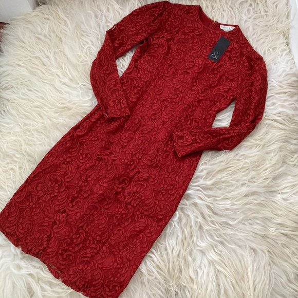 Sachin & Babi Amelie Lace Pattern Knee-Length Dress - Picture 3 of 12